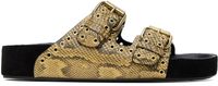 Isabel Marant Tan Lennyo Buckle Sandals