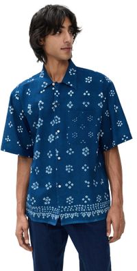 Kardo Rohit Bandhani Indigo Shirt Indigo XL