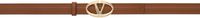 Valentino Garavani Brown 'The Bold Edition' VLogo Belt