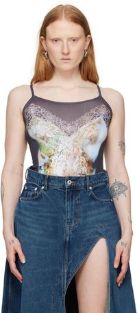 Y/Project Black Trompe L'œil Tank Top