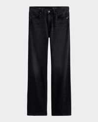 Brinley Mid-Rise Straight Jeans