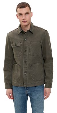 Alex Mill Garment Dyed Work Jacket Thyme XL