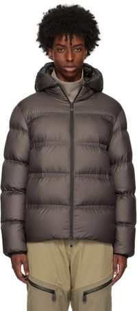 Moncler Brown Masac Down Jacket