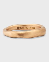 18K Rose Gold Squiggle Band Ring