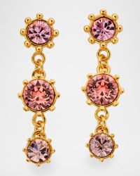 Crystal Prong Drop Earrings