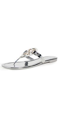 Tory Burch Miller Sandals Argento 9.5