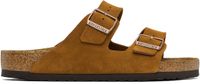 Birkenstock Tan Regular Arizona Soft Footbed Sandals