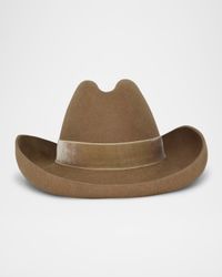 Belle Silk Felt Fedora Hat