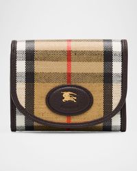Highlands Check Compact Trifold Wallet