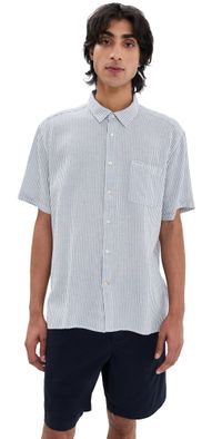 Barbour Deerpark Summer Fit Shirt Navy M