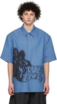 We11done Navy Denim Shirt