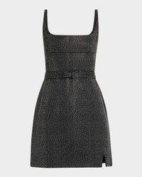 Studded Sleeveless Mini Dress