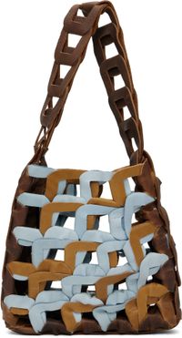 SC103 Sac Links brun et bleu