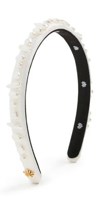 Lele Sadoughi Gigi Pearl Treasure Headband Ivory One Size