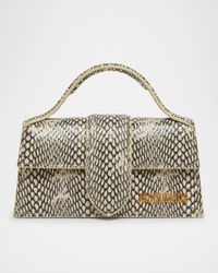 Le Bambino Snakeskin Leather Crossbody Bag