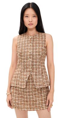 ASTR the Label Dilone Dress Brown Multi XL