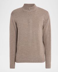 Men's Keene Merino Quarter-Zip Sweater