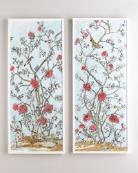 Modern Chinoiserie Diptych