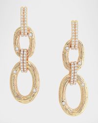 Cubic Zirconia Enchanted Forest Chain Earrings