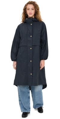 Barbour Naboo Showerproof Rain Jacket Navy 8