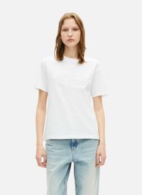 The Kooples - T-shirt femme broderie logo - Taille 38 - Blanc