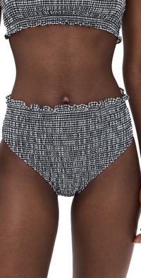 Sea Neci Gingham Bikini Bottoms Multi L