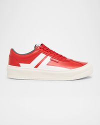 Men's Cash Leather Low-Top Sneakers