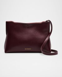 Day Flat Crossbody Pouch Bag in Shiny Leather
