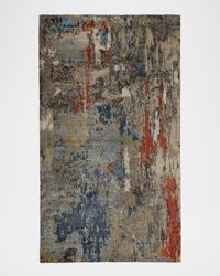Layla Tibetan Weave Knotted Rug, 3' x 10'
