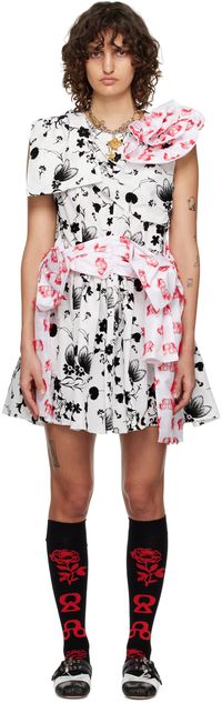 Chopova Lowena White Kralitza Minidress
