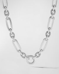 Lexington Chain Necklace in Silver, 9.8mm, 18"L