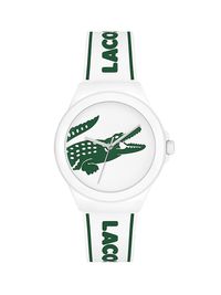 Men's Neocroc Logo Plastic & Silicone Strap Watch - White