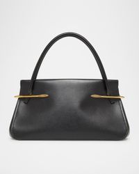 Pinch Medium Top-Handle Bag in Smooth Leather