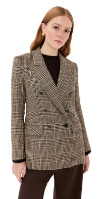 Veronica Beard Rhys Dickey Jacket Black multi 10