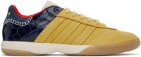 Wales Bonner Yellow & Navy adidas Originals Edition MN Samba Sneakers