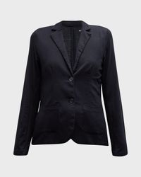 Soft Touch Two-Button Blazer