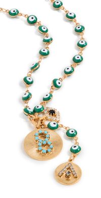 Elizabeth Cole Galia Necklace Green One Size