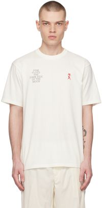 UNDERCOVER Off-White Embroidered T-Shirt