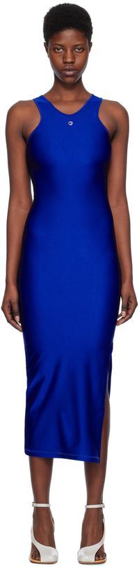 Coperni Blue Tank Top Midi Dress
