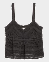 Lucky Lace Knit Tank Top