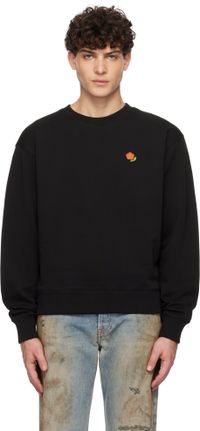 Kenzo Black Kenzo Paris Pop Embroidered Sweatshirt