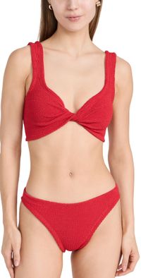 Hunza G Juno Bikini Set Red One Size