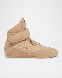Kick Leather High-Top Sneakers