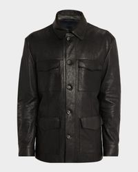 Men's Nappa Leather Safari Jacket