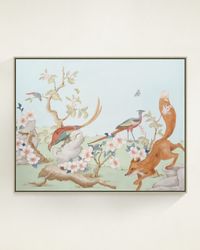 A Clear and Pheasant Day" Framed Giclee by Allison Cosmos, 51" x 41