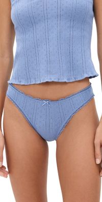 COUCOU The High Rise Panty French Blue XXS