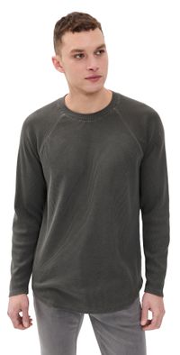 PAIGE Vintage Faded Charcoal Davies Waffle Tee Vintage Faded Charcoal S