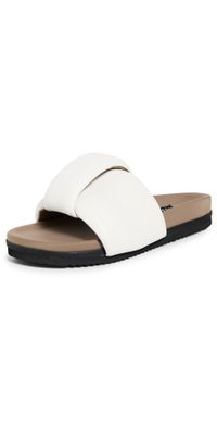 ROAM The Puffed Knotty Sandals White 8