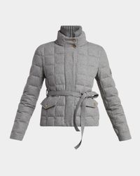 Bussettes Belted Short Down Jacket