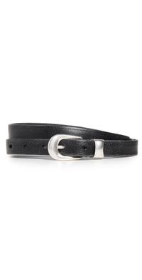 Our Legacy Leather Belt Black Leather 70